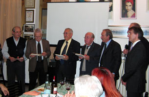 Da sinistra: T. Alberico, R. Sollazzi, S. Meloni e L. Manelli