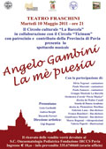 Angelo Gambini - La mè puesìa, Teatro Fraschini 10 maggio 2011
